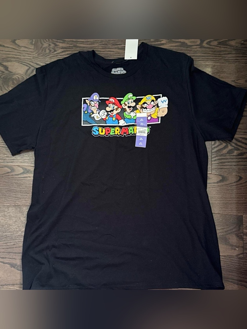 Super Mario black t-shirt, BRAND NEW Size 2XL #gaming #mario